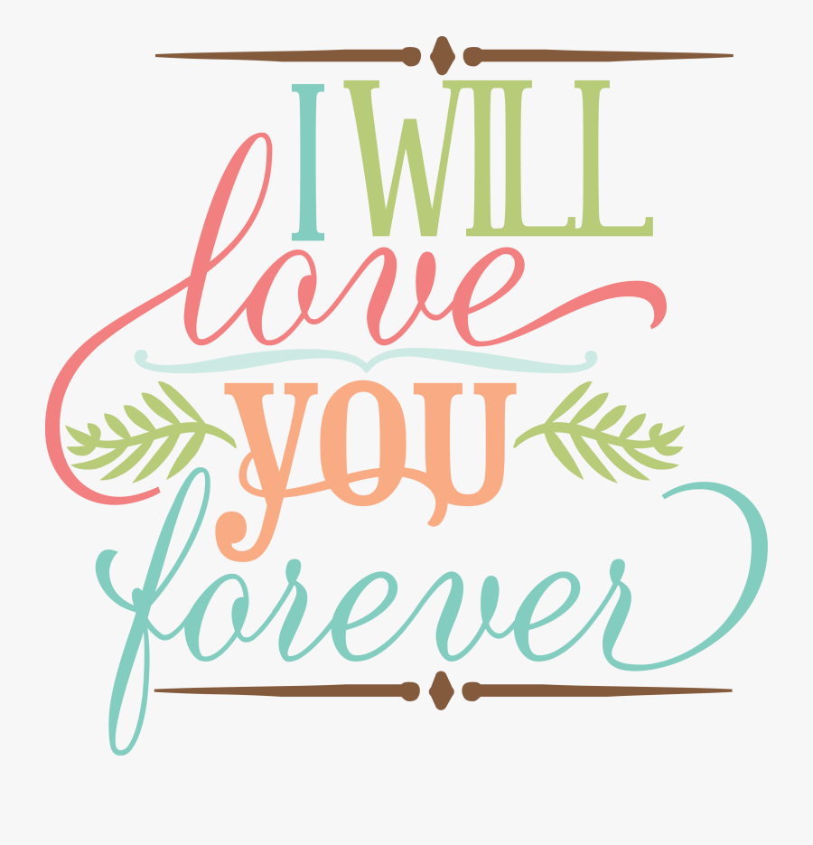 Transparent I Love You Clipart - Calligraphy, Transparent Clipart