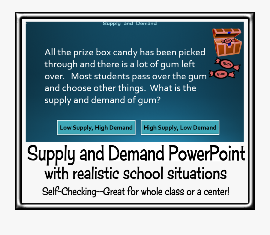 Supply And Demand 4th Grade Powerpoint, Transparent Clipart