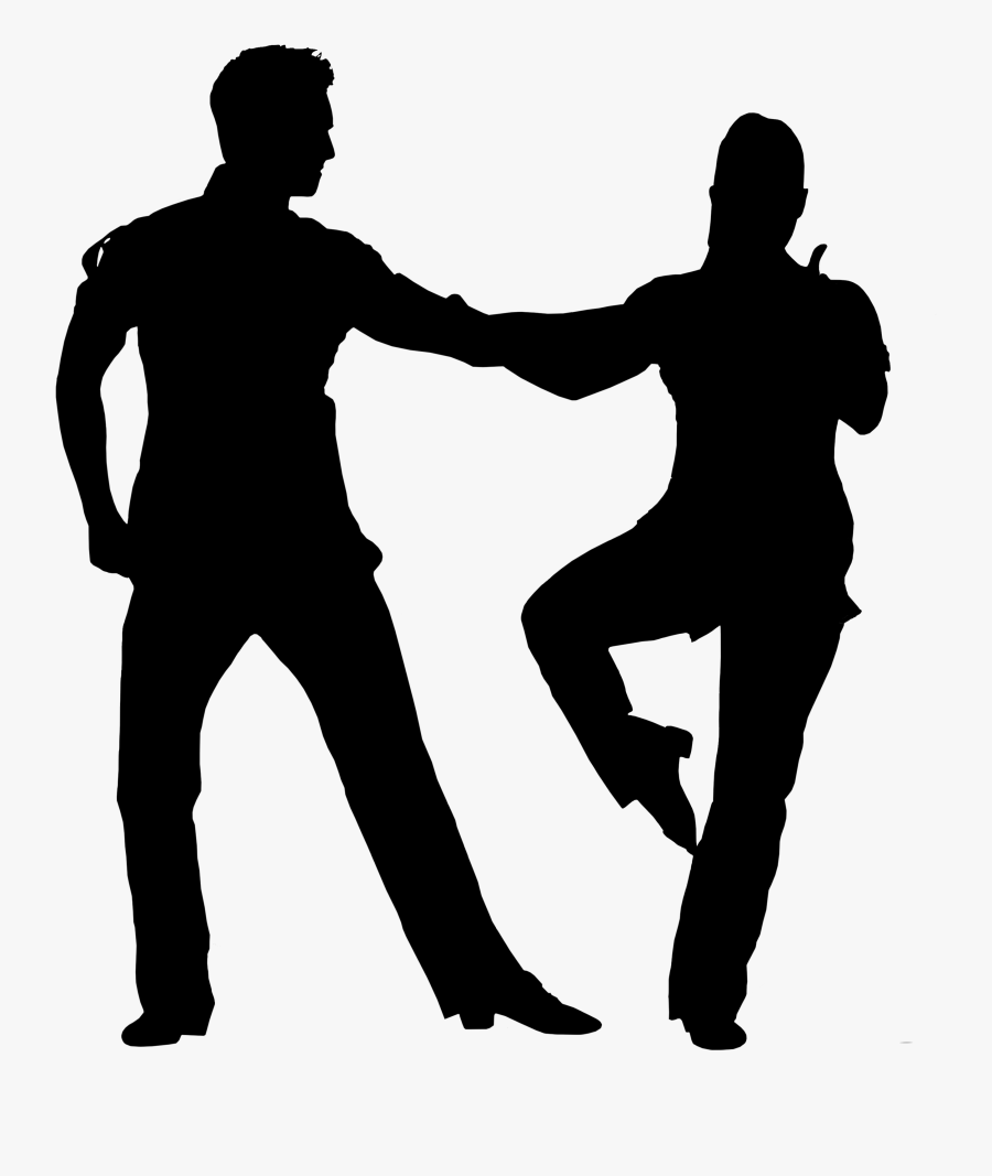 Clip Art Human Behavior Silhouette Line Black - Silhouette, Transparent Clipart