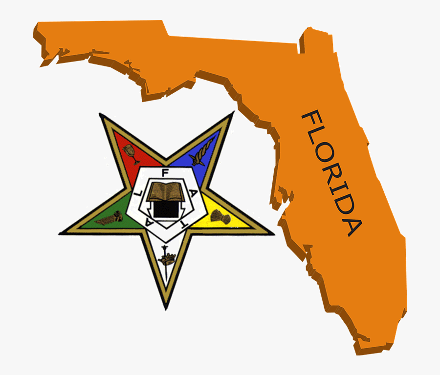Florida Transparent Page - Order Of The Eastern Star, Transparent Clipart