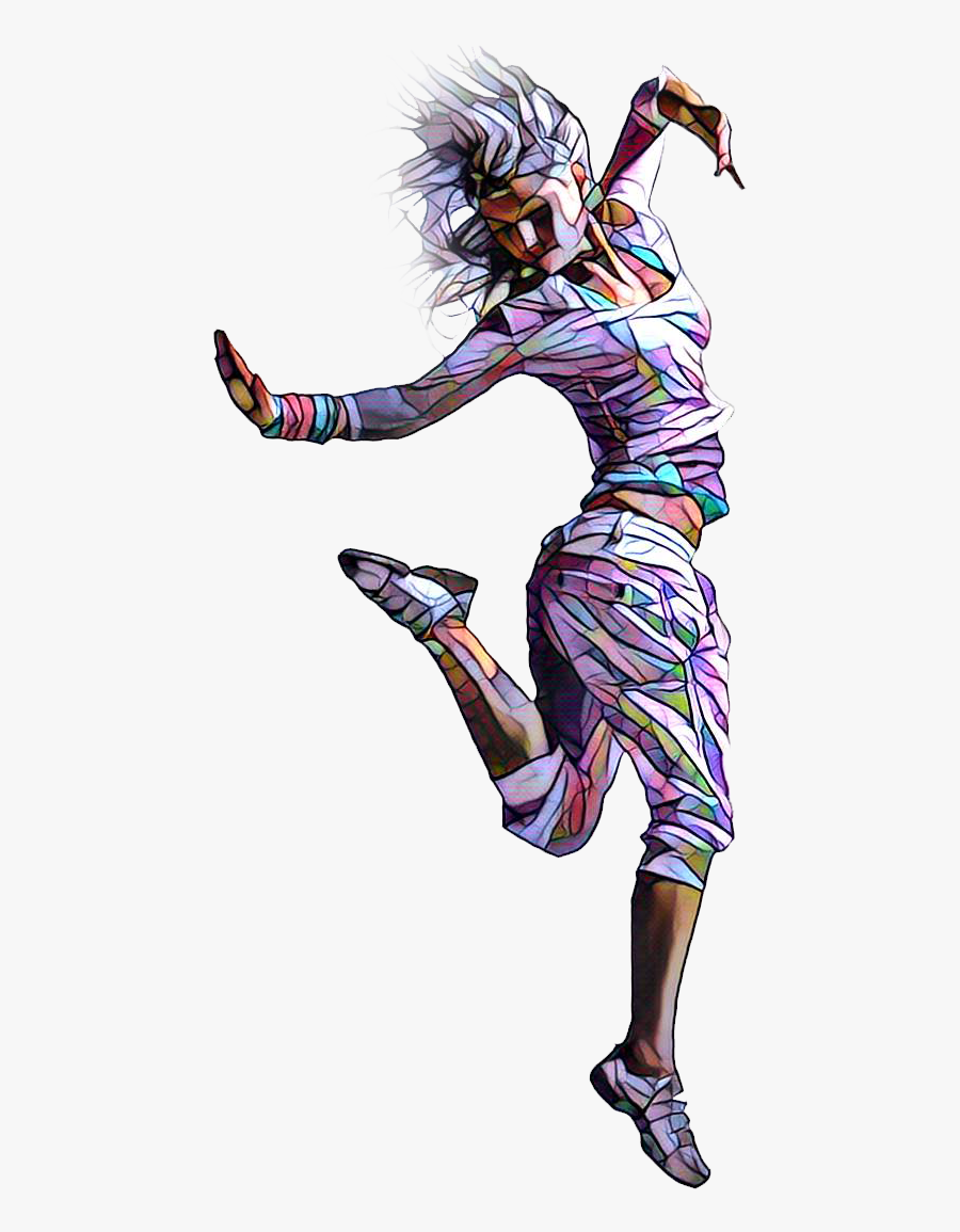 Vector Dancer Freestyle Dance - Hip Hop Dance, Transparent Clipart