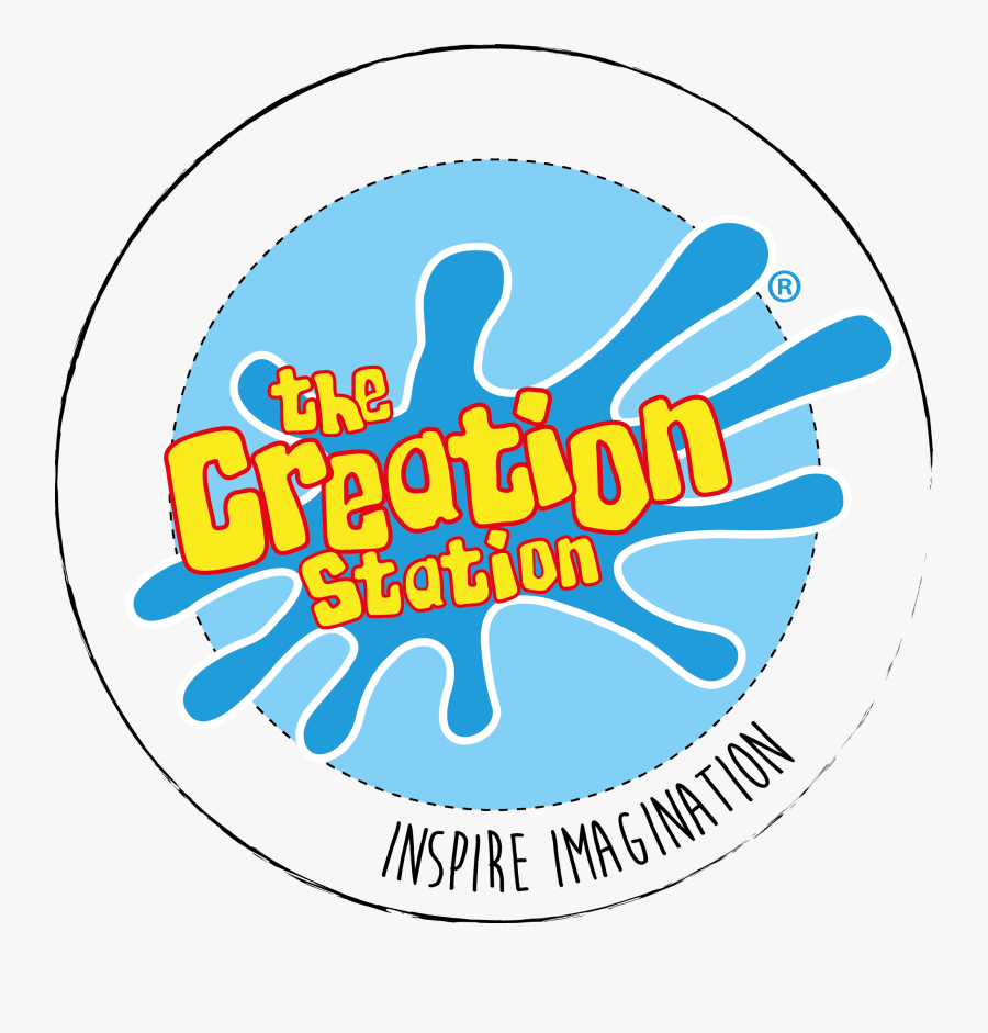Creation Station Logo, Transparent Clipart