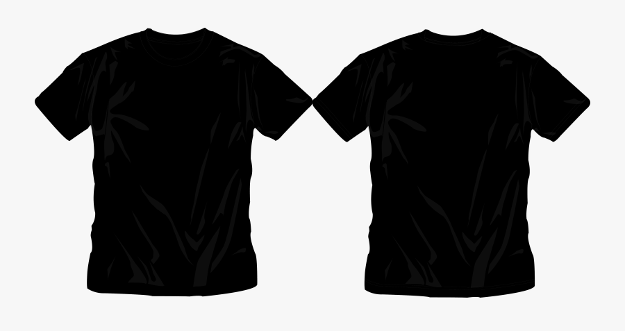 Real T Shirt Template Png Clipart , Png Download - Tshirt Template Png Black, Transparent Clipart