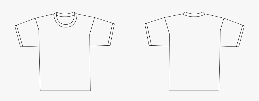 Clipart Shirt Printable - T Shirt Template Icon, Transparent Clipart