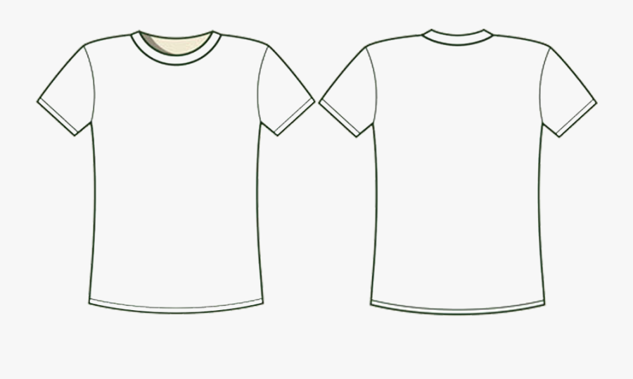 T Shirt Clipart Outline - T Shirt Outline, Transparent Clipart