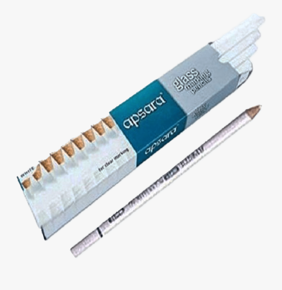 Apsara Glass Marking White Pencil Box - Cutting Tool, Transparent Clipart