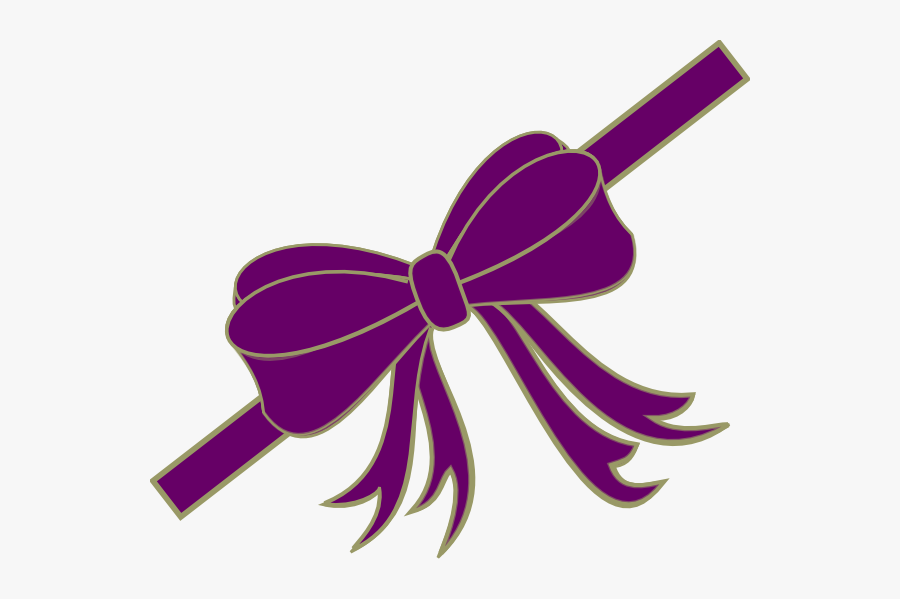 Transparent Purple Ribbon Png - Wedding Ribbons Png , Free Transparent Clip...