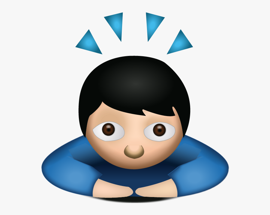 Download Man Bowing Island Person Bowing Deeply Emoji
