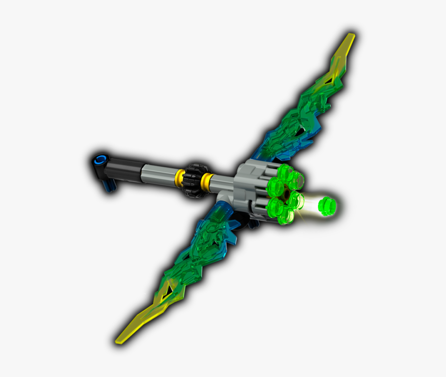 Air Elemental Flame Bow - Bionicle Heroes Weapons, Transparent Clipart