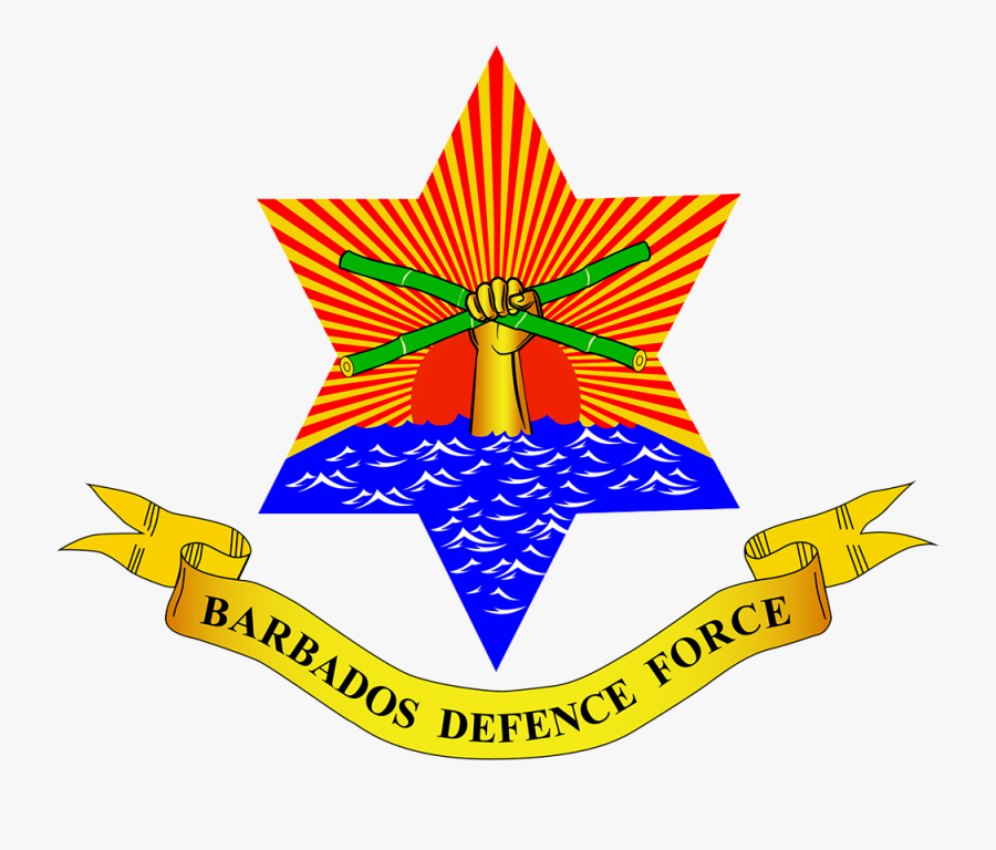 The Barbados Defence Force - Barbados Defence Force Logo, Transparent Clipart