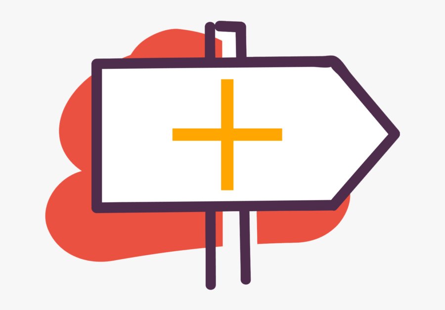 Education And Training Icon - Cross, Transparent Clipart