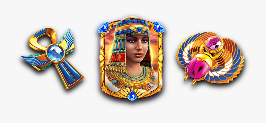 Cleopatra Jewels Slot Game - Cleopatra Slot Game Png, Transparent Clipart