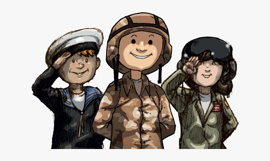 Little Troopers, Transparent Clipart