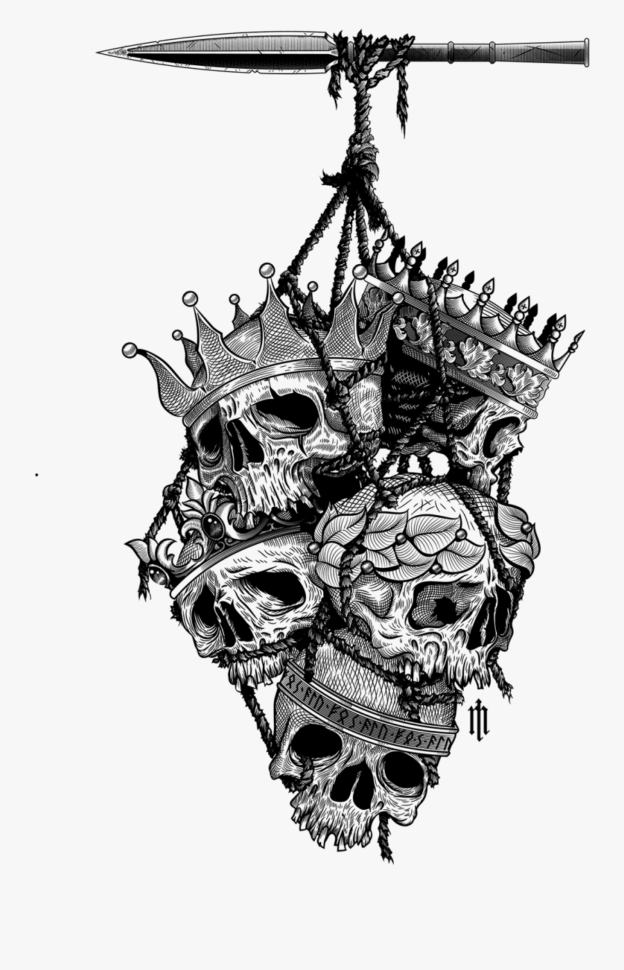 Skulls Of Conquered Kings, Transparent Clipart