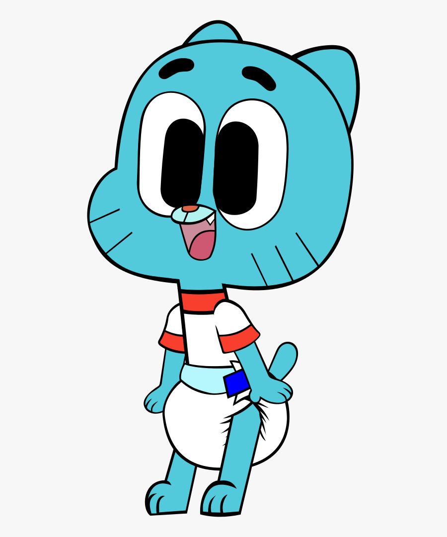Gumball Diaper Butt Dance Clipart , Png Download - Amazing World Of Gumball In Diapers, Transparent Clipart