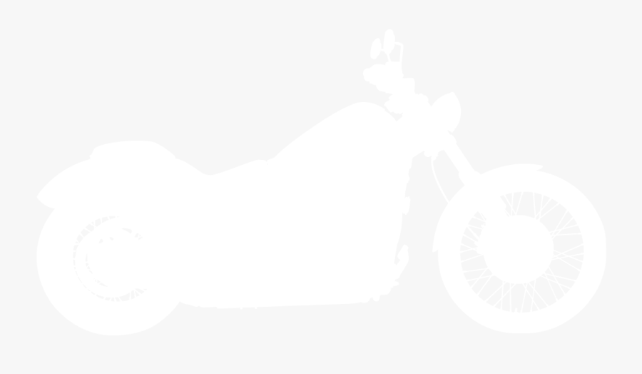 Transparent Motorcycle Chopper Clipart - Harley Icon Png White, Transparent Clipart