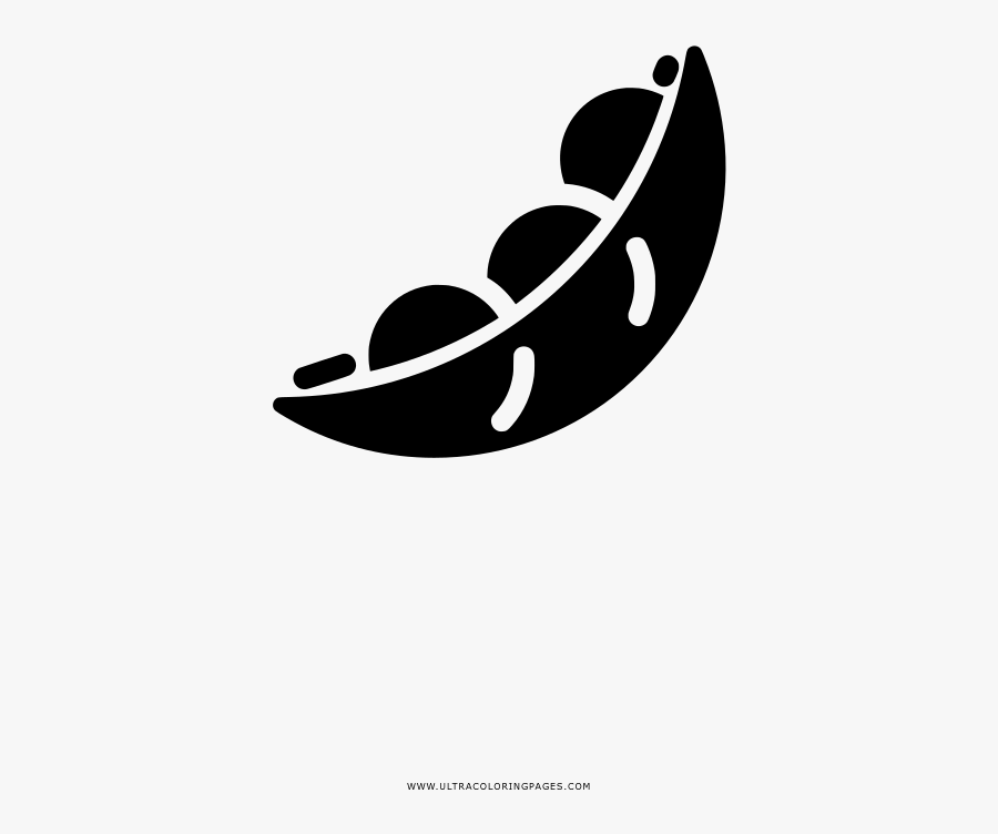 Peas Coloring Page - Calligraphy, Transparent Clipart