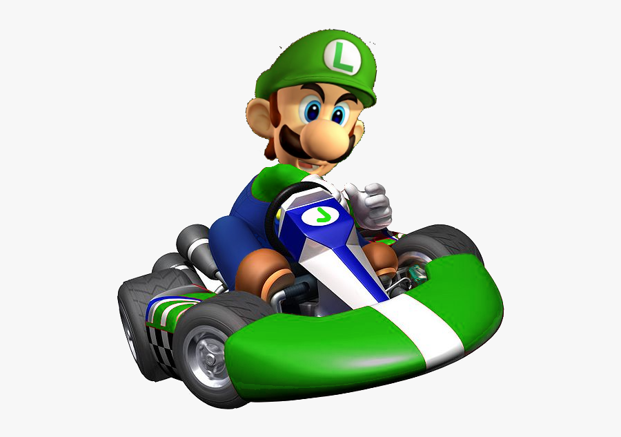 Mario Kart Characters Luigi, Transparent Clipart