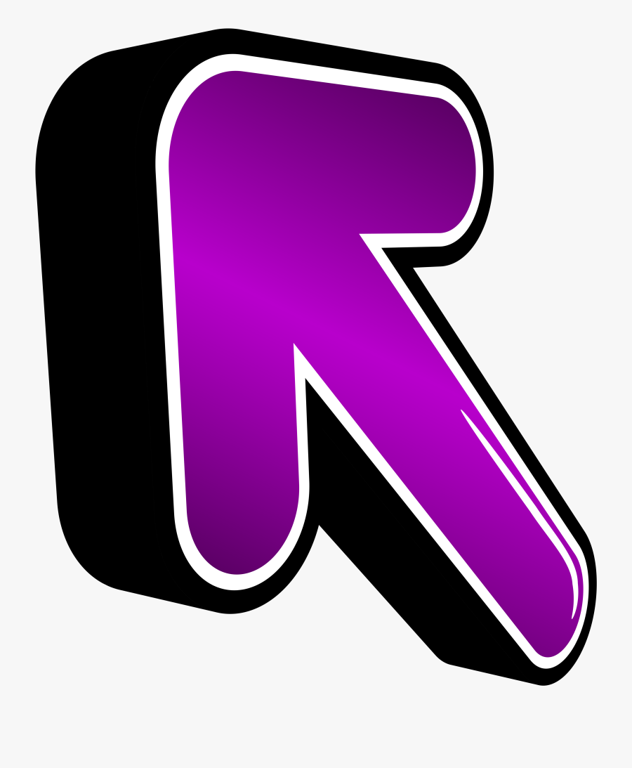 D Purple Transparent - 3d Arrow Png Transparent, Transparent Clipart
