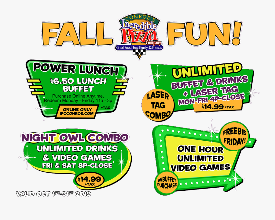 Incredible Pizza, Transparent Clipart