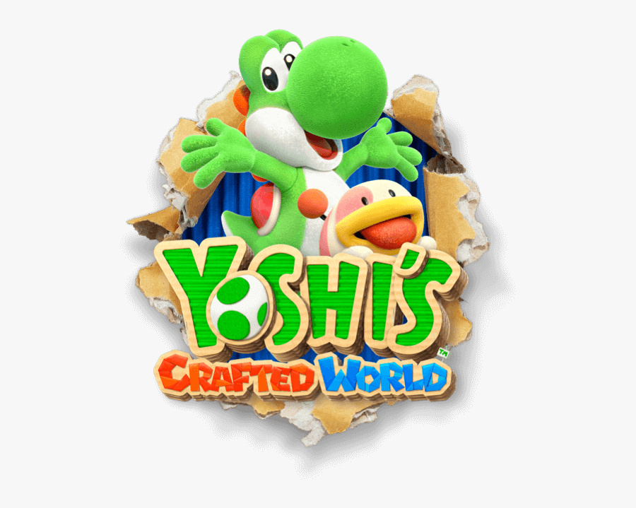 Yoshi Crafted World Logo, Transparent Clipart