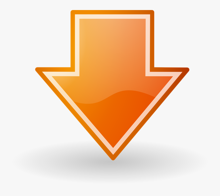 Transparent Png Down Arrow Icon, Transparent Clipart