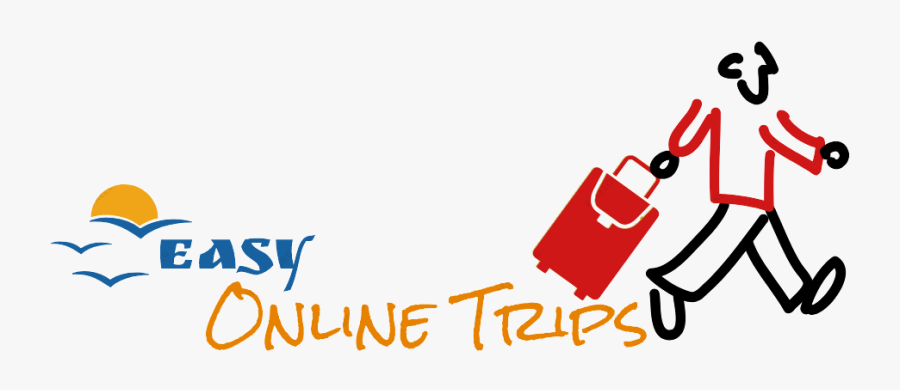 Easy Online Trips Logo, Transparent Clipart