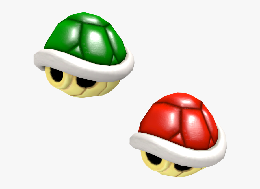 Download Zip Archive - Red And Green Shells Mario Kart, Transparent Clipart