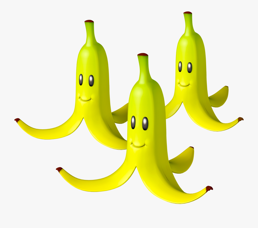 Transparent Bannana Png - Mario Kart Banana, Transparent Clipart