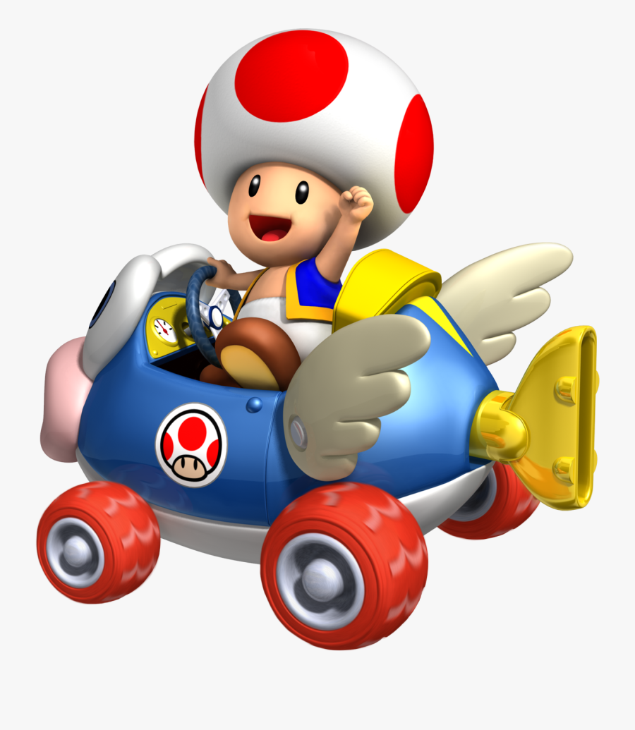 Toad Mario Kart, Transparent Clipart