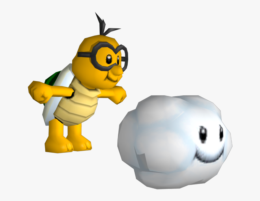 Wii New Super Lakitu - New Super Mario Bros Wii Lakitu, Transparent Clipart