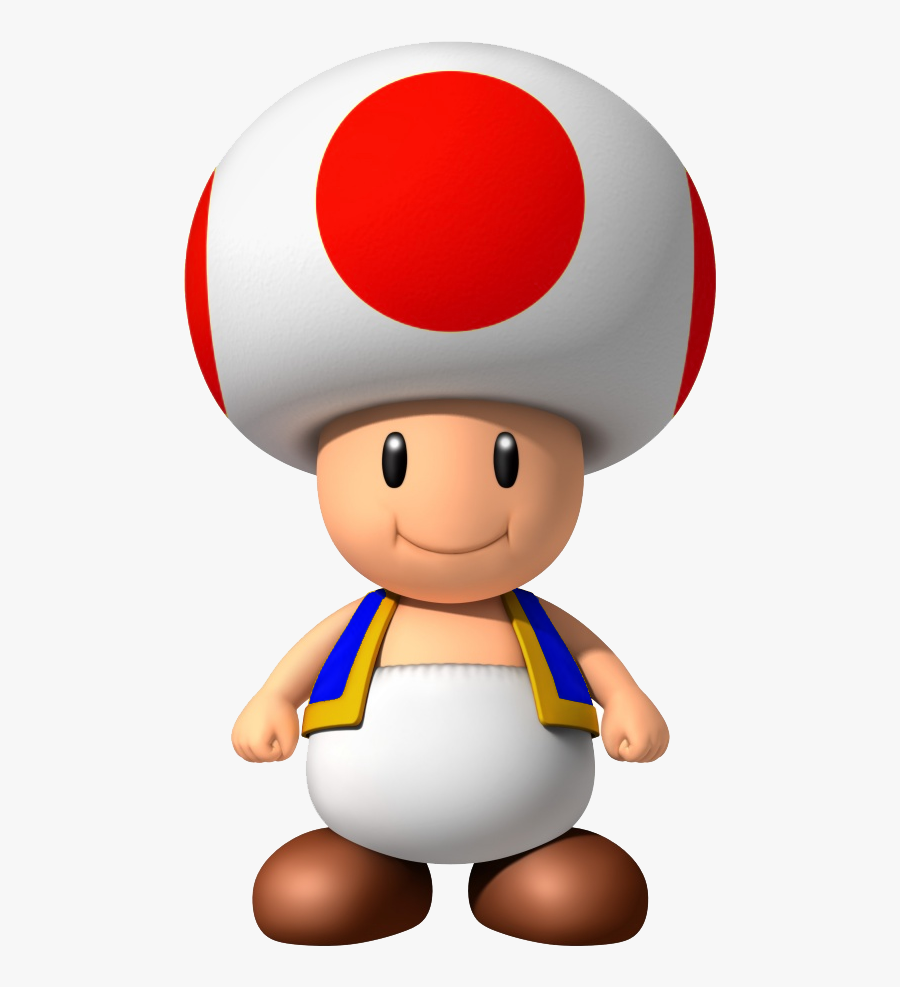 Mario Bros Wii Blue Toad, Transparent Clipart