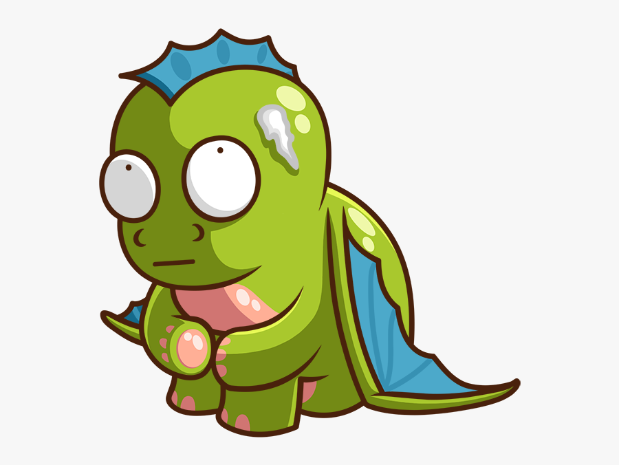 Sparky The Dragon Messages Sticker-2 Clipart , Png - Cartoon, Transparent Clipart