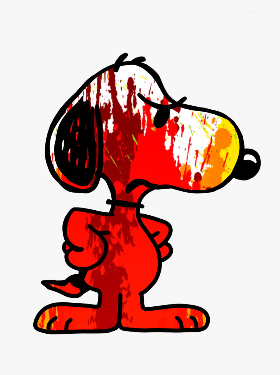 #snoopy #paint #splatter #fire #mad #angry #furious
 - Snoopy Angry, Transparent Clipart