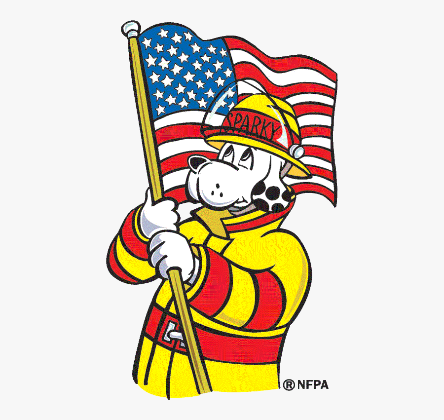 Firefighter Dog Clipart - Clip Art Sparky The Fire Dog, Transparent Clipart