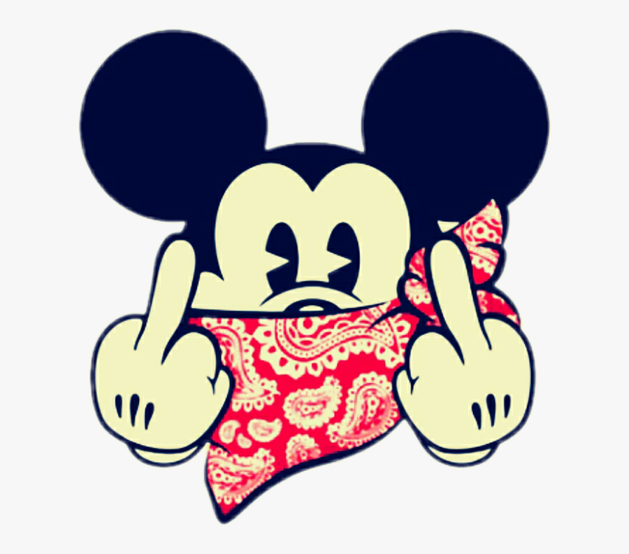 #mickey #oh #gang - Mickey Mouse Blood Gang, Transparent Clipart