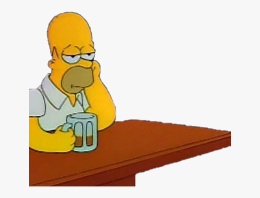 #homer #sad #gang #supreme #vaporwave #vapor #wave - Cartoon, Transparent Clipart