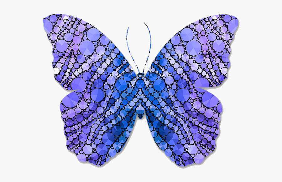 Zebra Print Stencil Printable 24, - Gratitude Butterfly, Transparent Clipart
