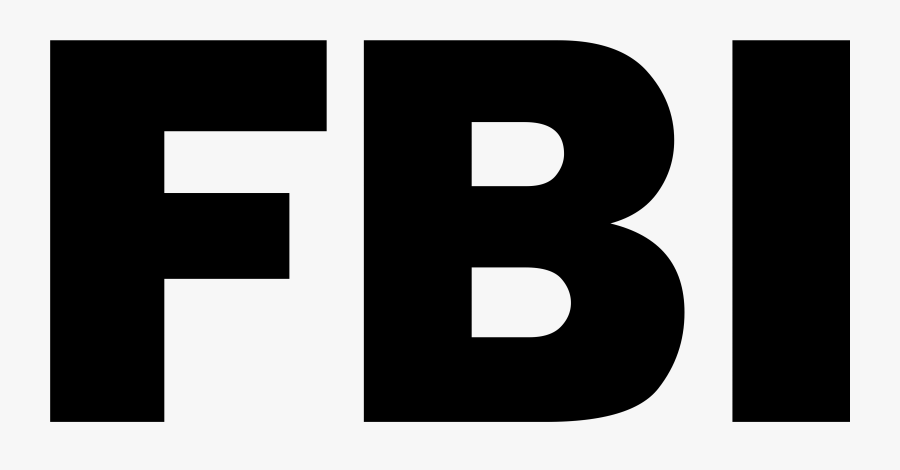 Fbi Logo Wordmark Black Fbi Logo - Logo Fbi Png, Transparent Clipart
