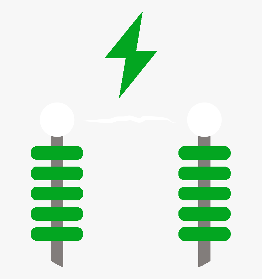 High And Medium Voltage Transmission Line - Png Electricity Tower, Transparent Clipart