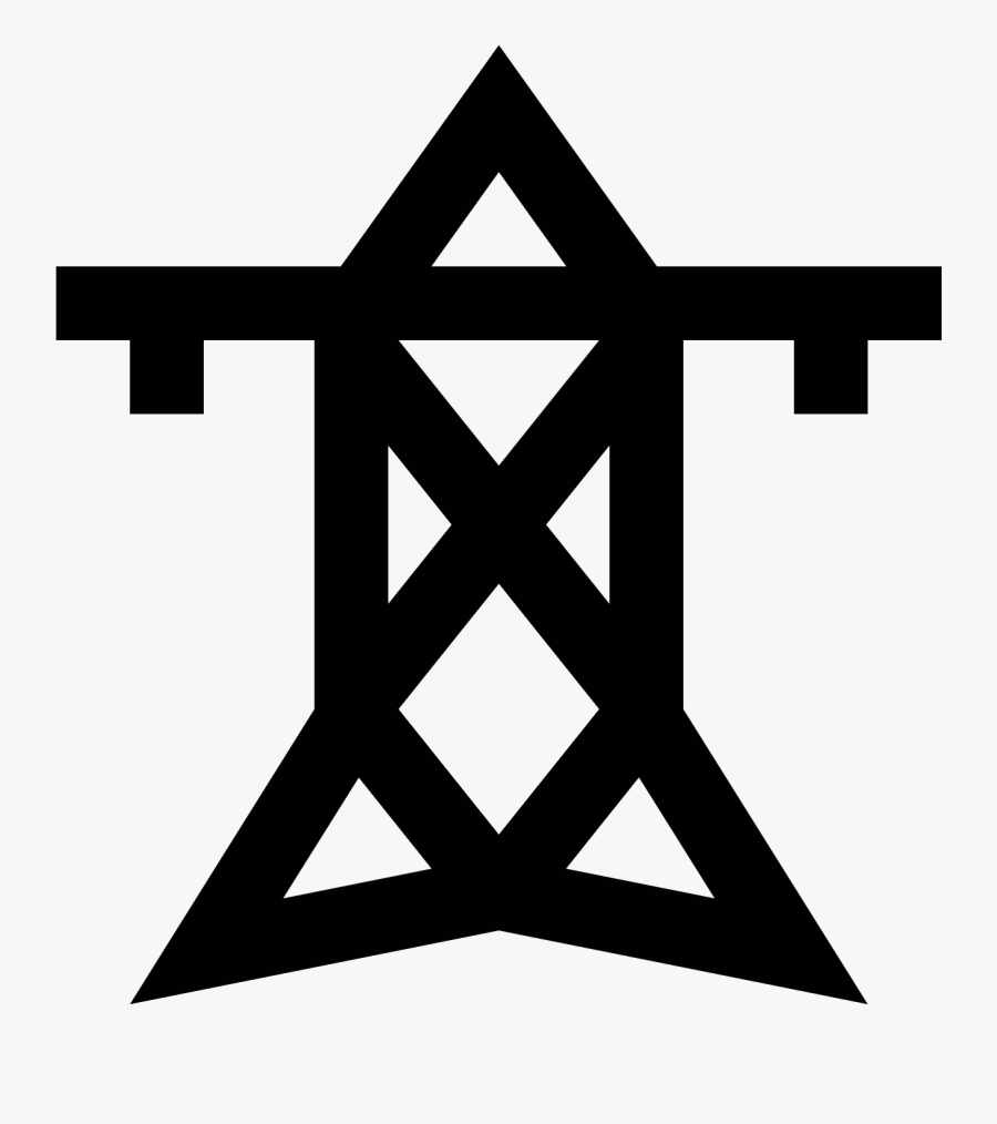 Transmission Tower Png Transparent - White Vector Transmission Tower Free, Transparent Clipart