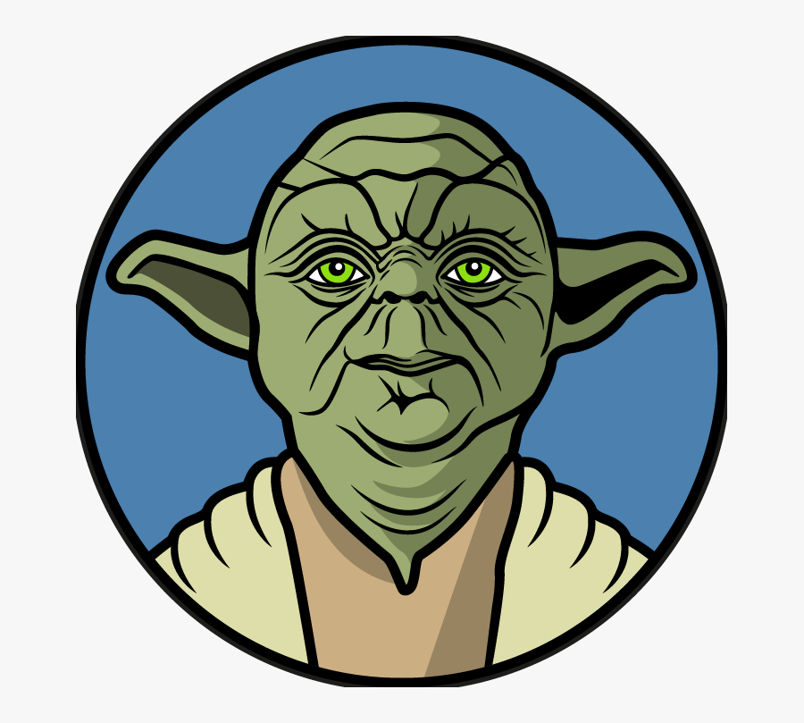 Star Wars Cartoon Faces, Transparent Clipart