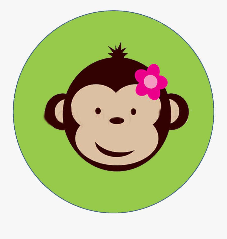 Monkey Girl Icon, Transparent Clipart