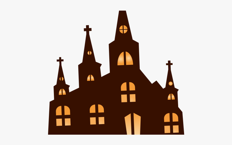 Haunted House Png Vector, Transparent Clipart