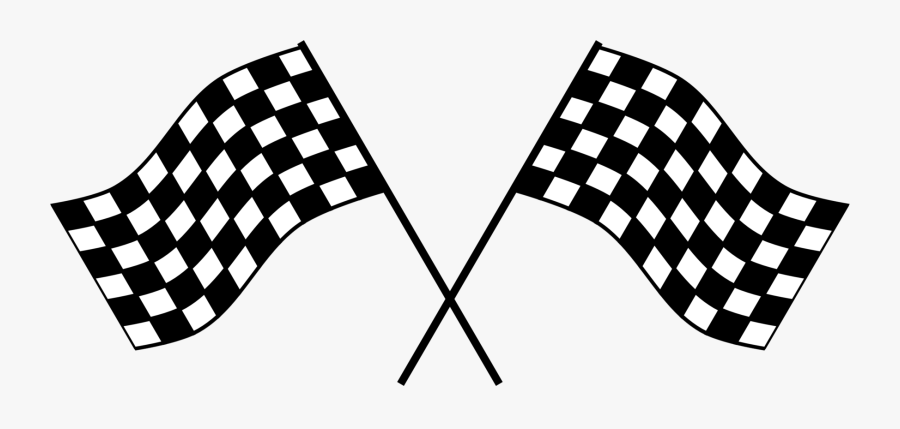 Download Blackandwhite,line,games - Race Car Flag Png , Free ...