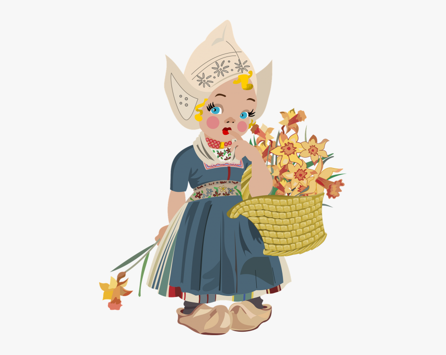 Dutch Girl Dutch Girl - Dutch People Png, Transparent Clipart