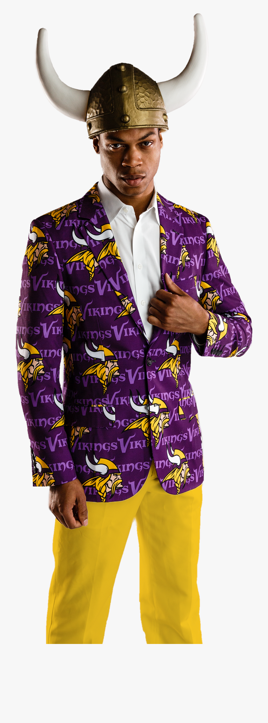 Minnesota Vikings Suit, Transparent Clipart