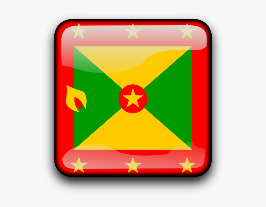 Flag Of Grenada, Transparent Clipart