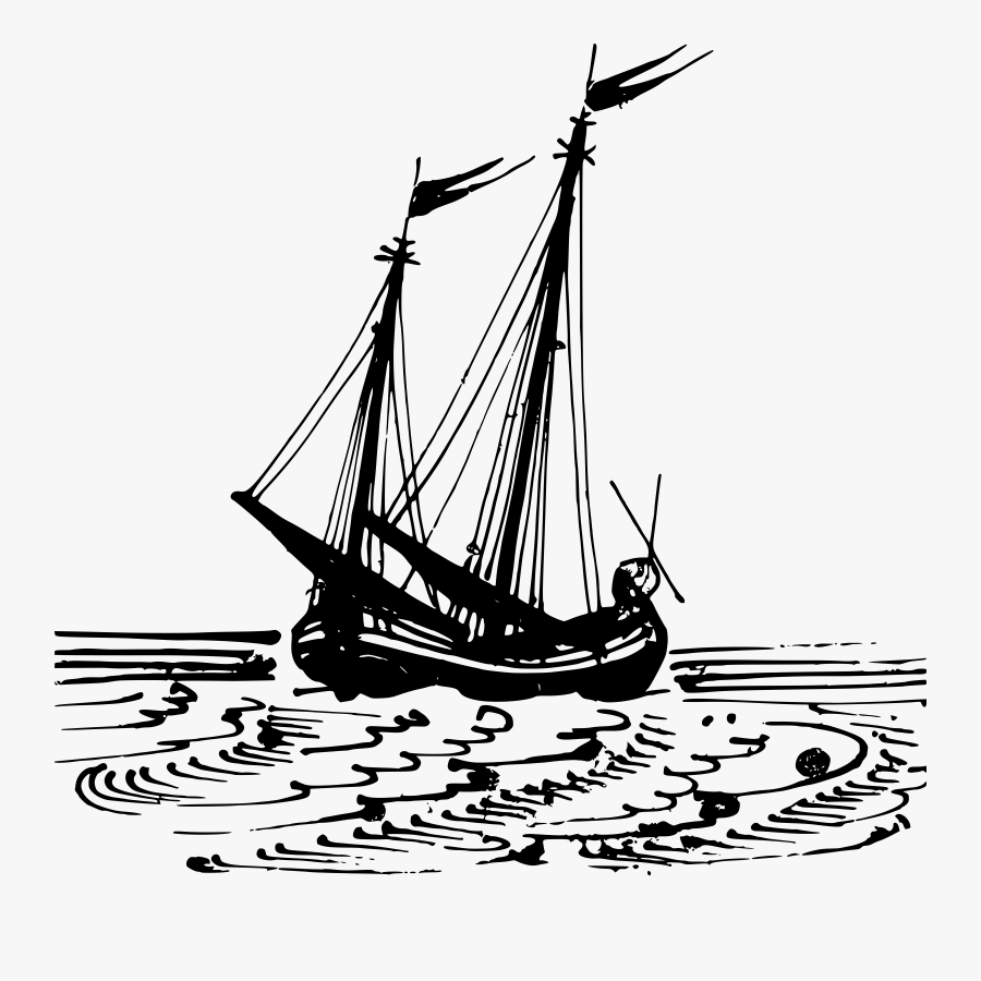 Dutch Boat Clip Arts - Vector Caravel Ship, Transparent Clipart