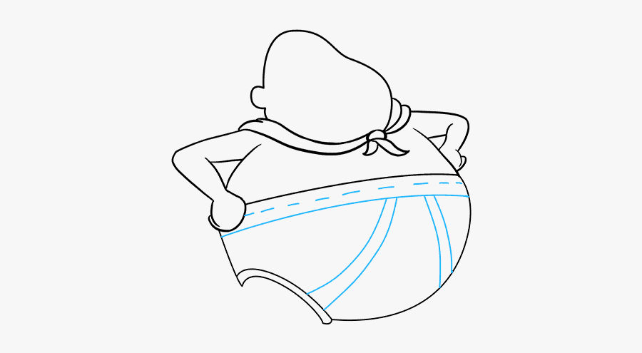 How To Draw Captain Underpants - Sketch, Transparent Clipart